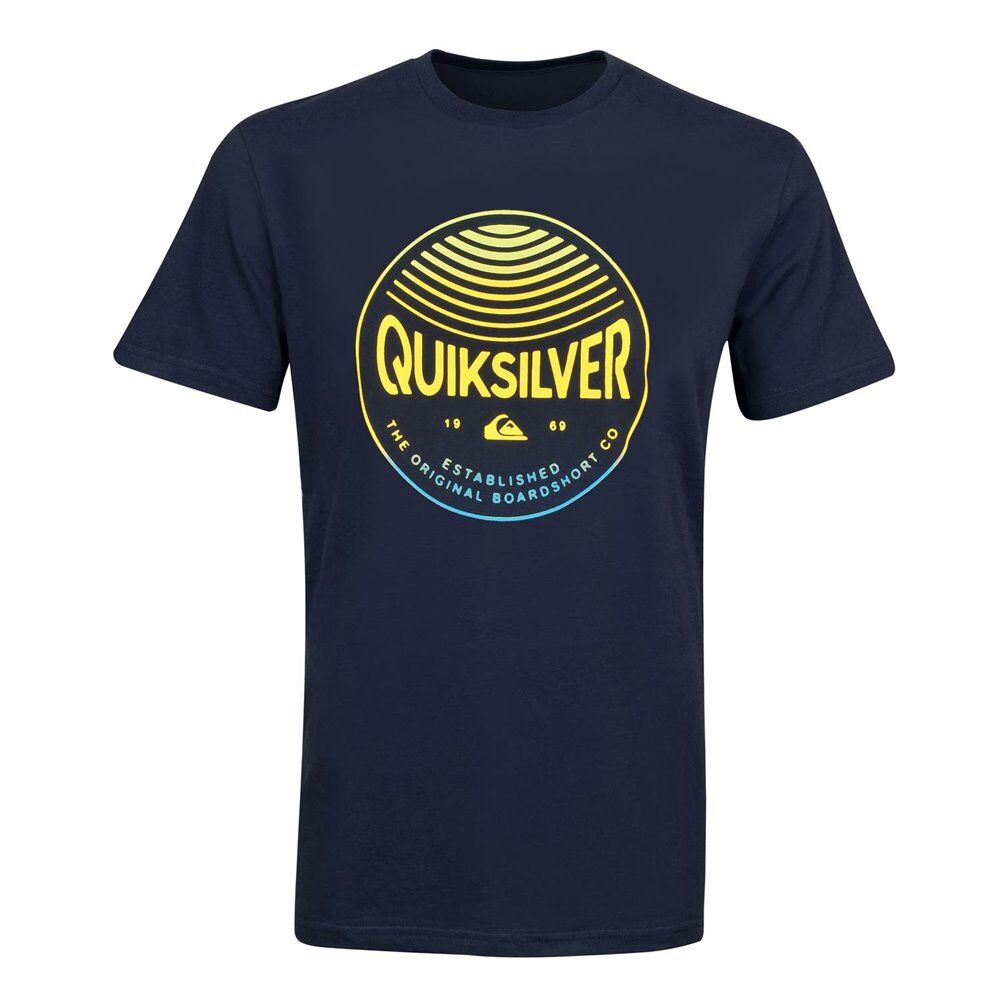 quiksilver t-shirt colors in stereo  - blue