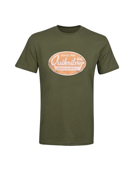 quiksilver t-shirt what we do best  - olive