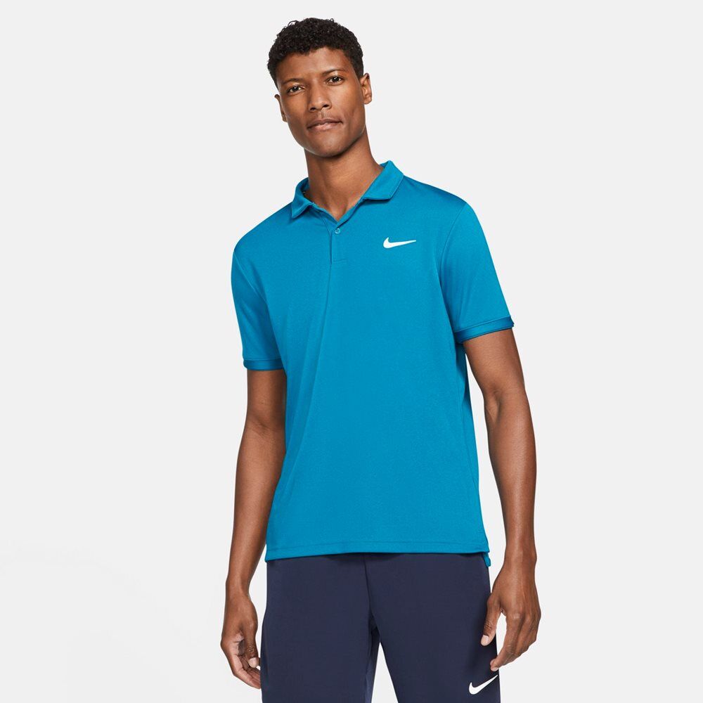 NIKE ανδρική μπλούζα nikecourt dri-fit victory  - petrol