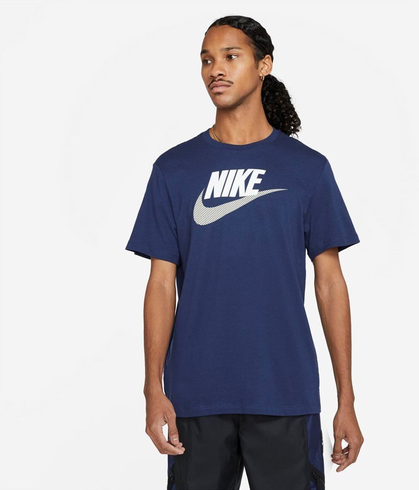 nike ανδρικό t-shirt sportswear  - blue navy