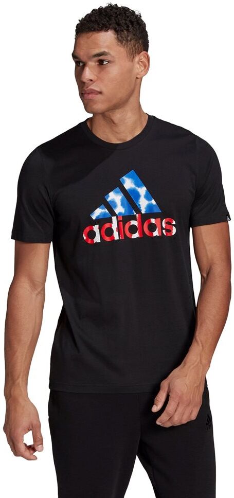 adidas ανδρικό t-shirt hazy dreams logo graphic  - black