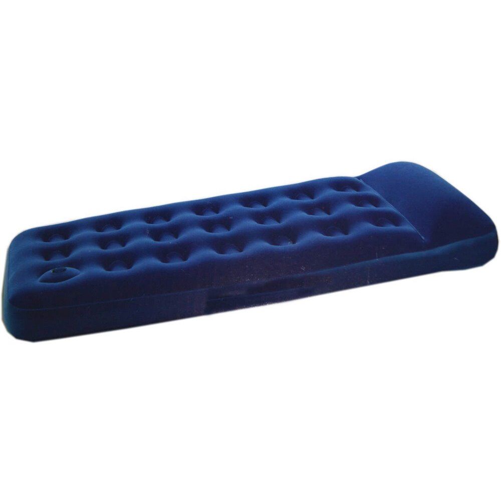 mc kinley airbed single w-pump  - blue