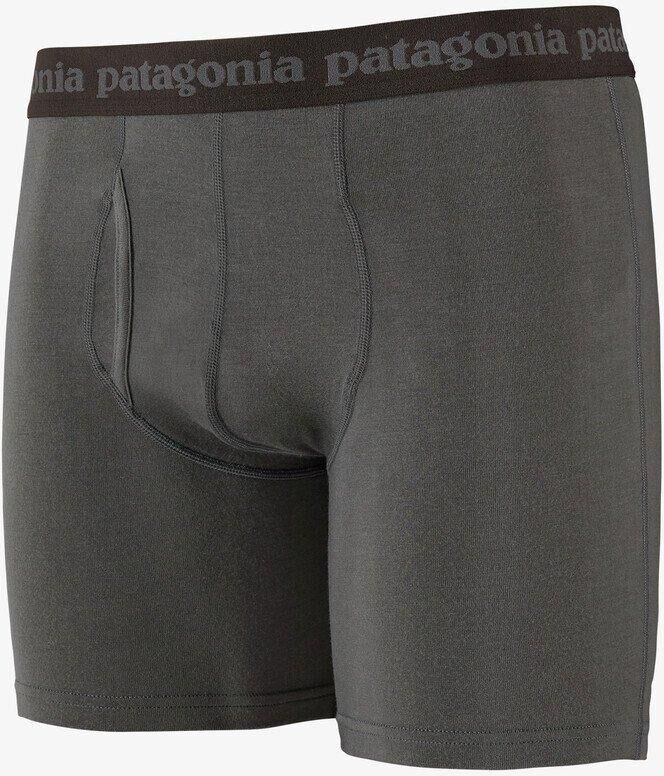 Patagonia Essential Boxer Briefs - From Wood-based TENCEL, Forge Grey / XL / 6"