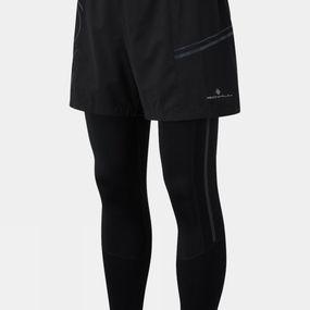 Ronhill Men's Tech Twin Tight All Black Size: (L)