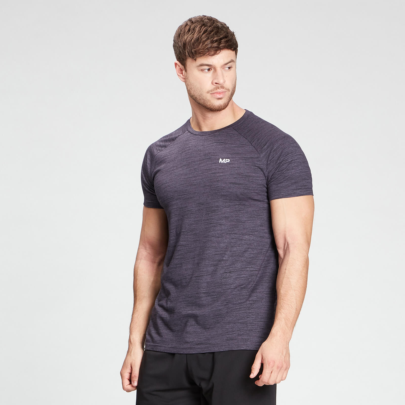 MP Men's Performance Short Sleeve T-Shirt - Smokey Purple Marl - XS