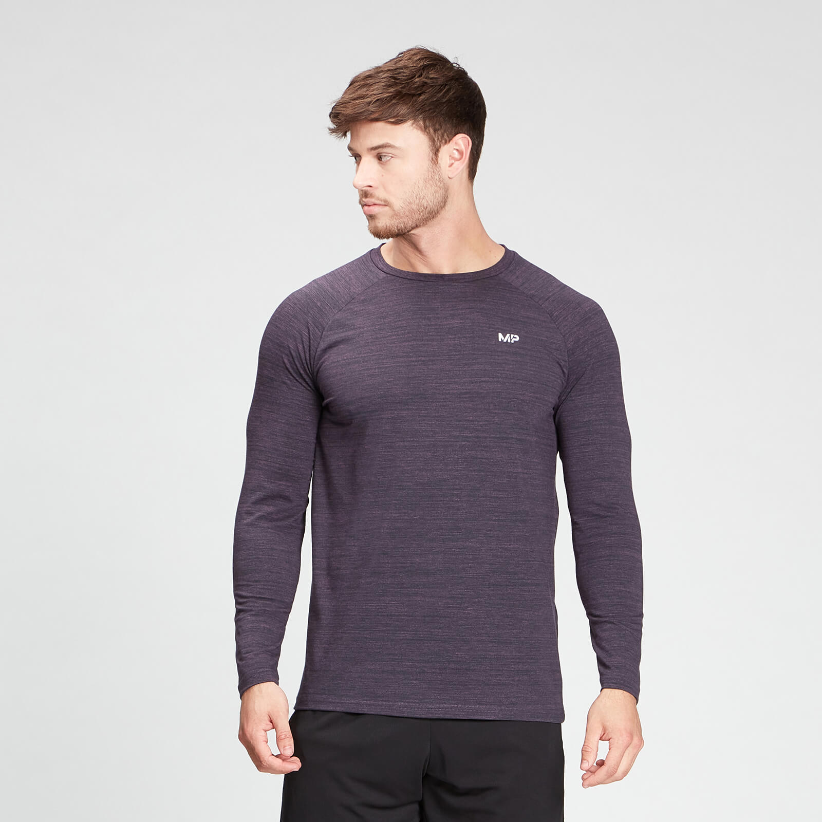 MP Men's Performance Long Sleeve Top - Smokey Purple Marl - XL