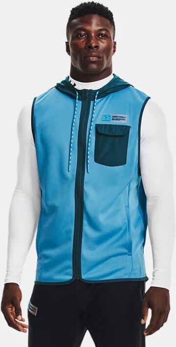 Under Armour Men's Armour Fleece Storm Hooded Vest Blue Size: (XXL)