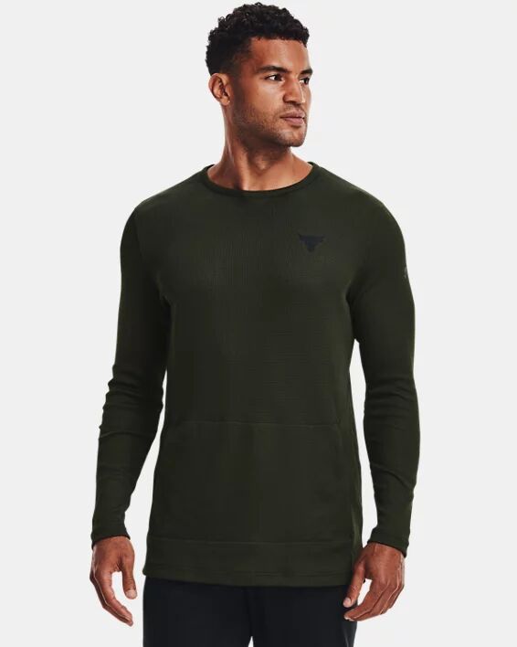 Under Armour Men's Project Rock Authentic Crew Green Size: (SM)