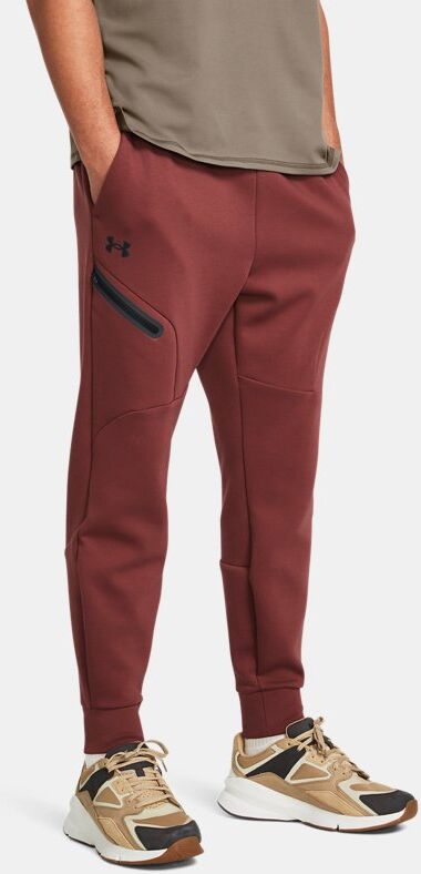 Men's Under Armour Unstoppable Fleece Joggers Cinna Red / Black M Red Size: (M)