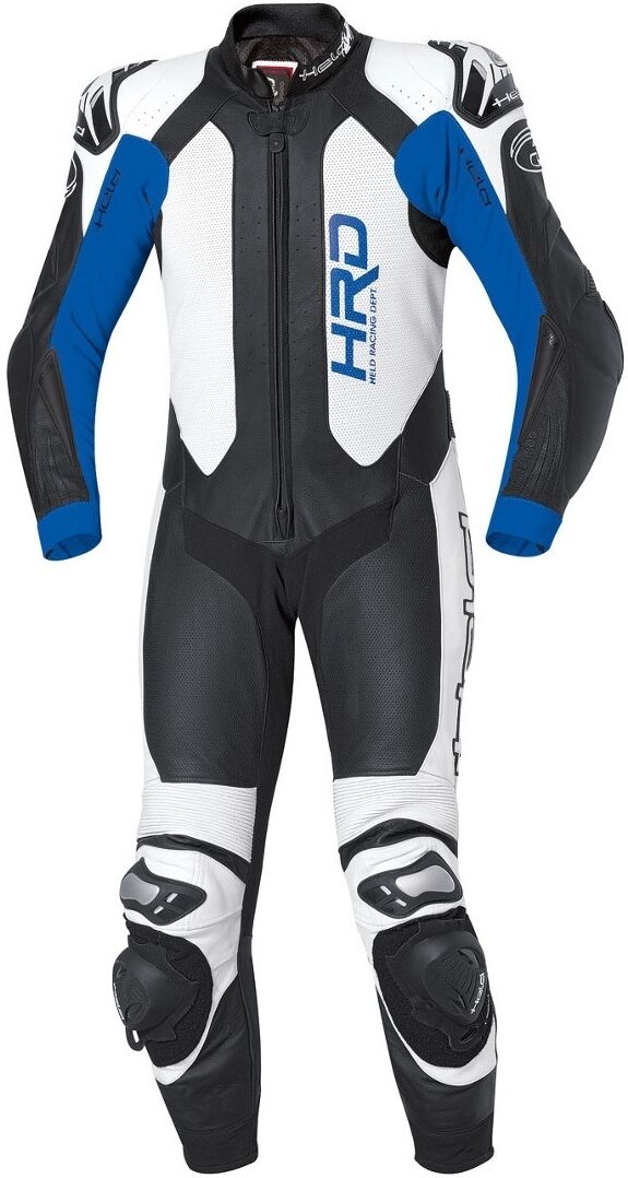 Held Slade One Piece Motorcycle Leather Suit  - Black Blue