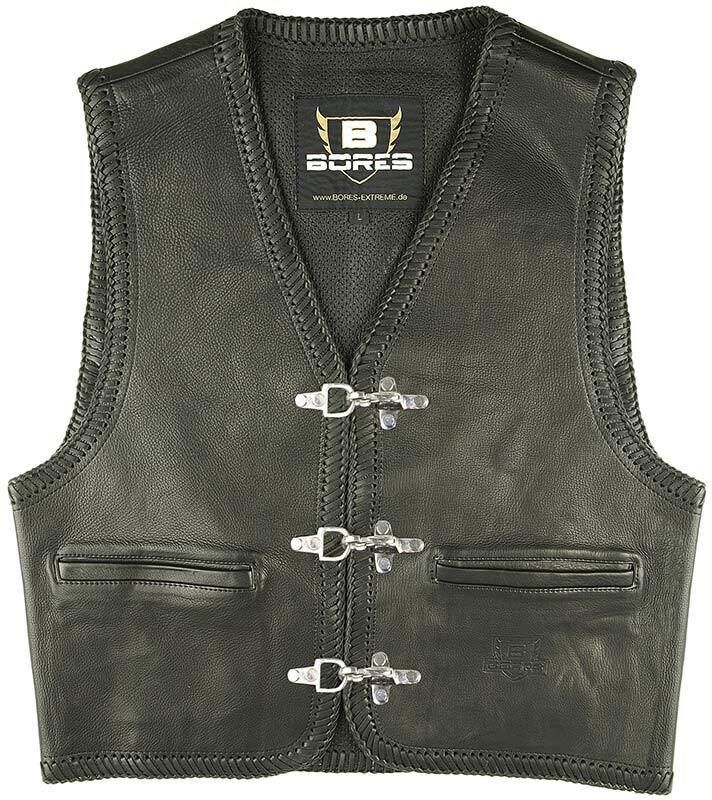 Bores Sunride 1 Leather Vest  - Black