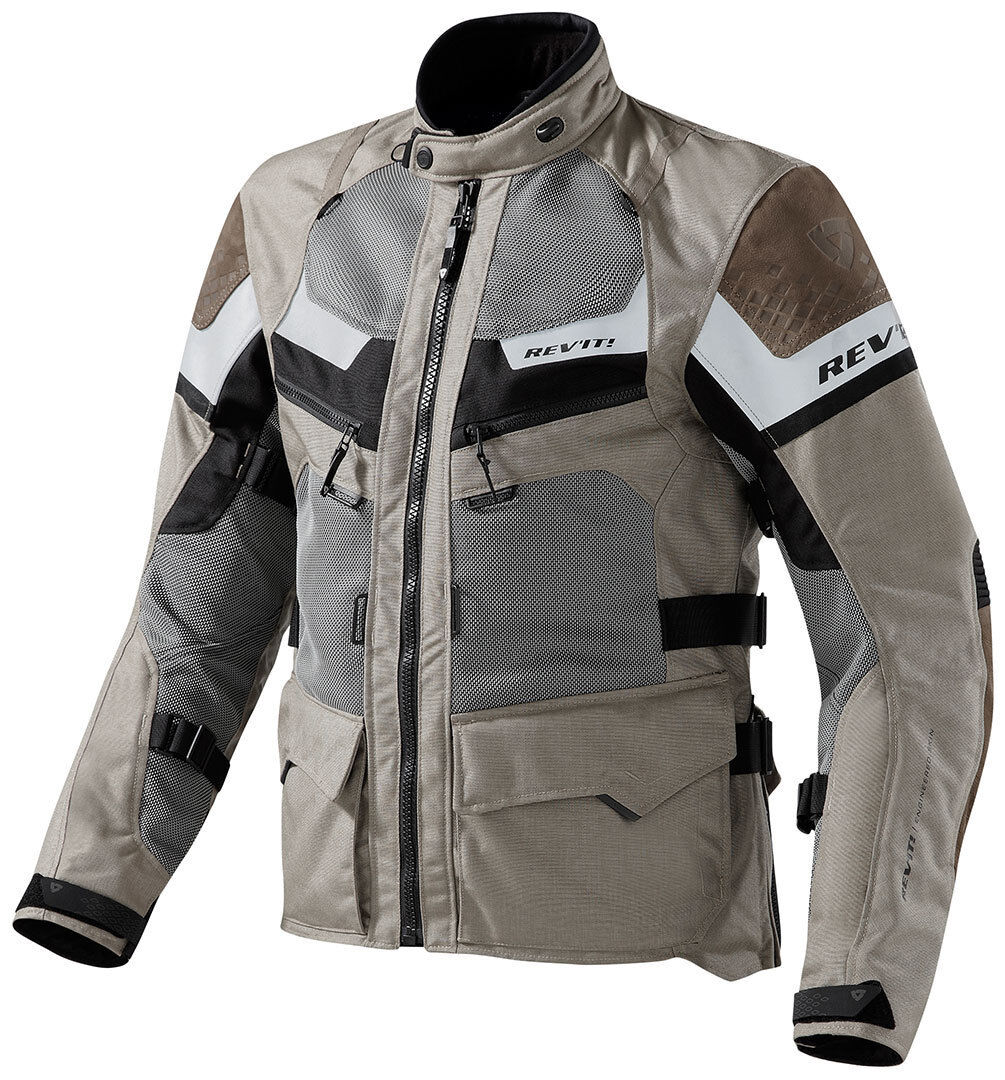 Revit Cayenne Pro Motorcycle Textile Jacket  - Black Beige