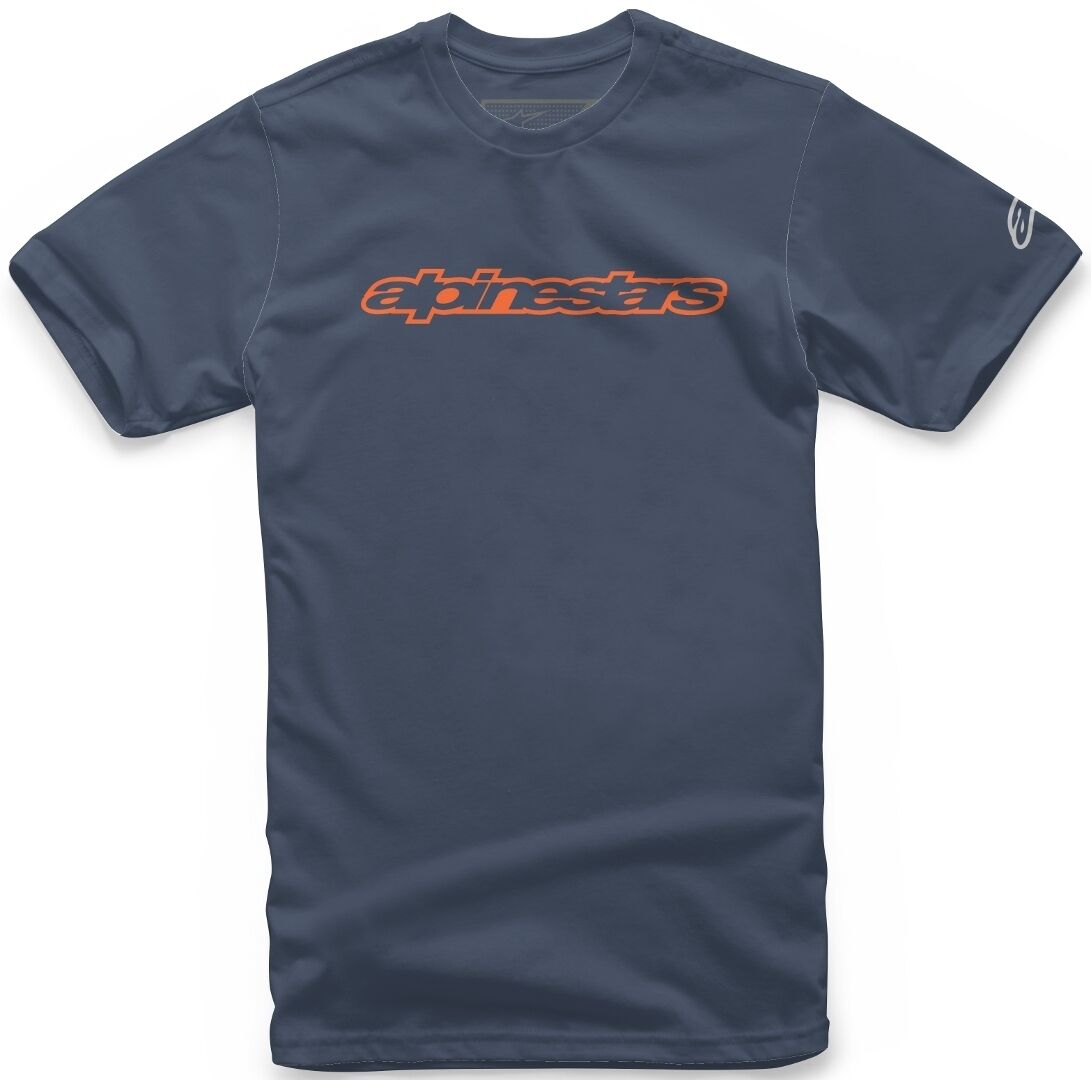 Alpinestars Wordmark T-Shirt  - Blue Orange