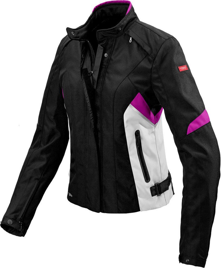 Spidi Flash H2out Ladies Motorcycle Textile Jacket  - Black Pink