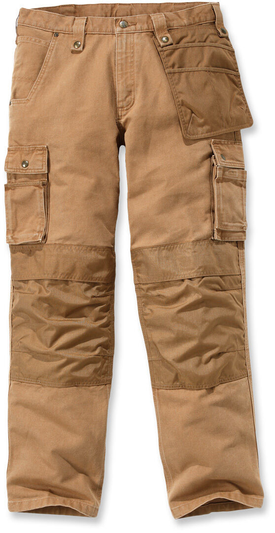Carhartt Multi Pocket Washed Duck Pants  - Brown