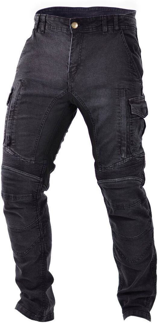 Trilobite Acid Scrambler Motorcycle Jeans  - Black