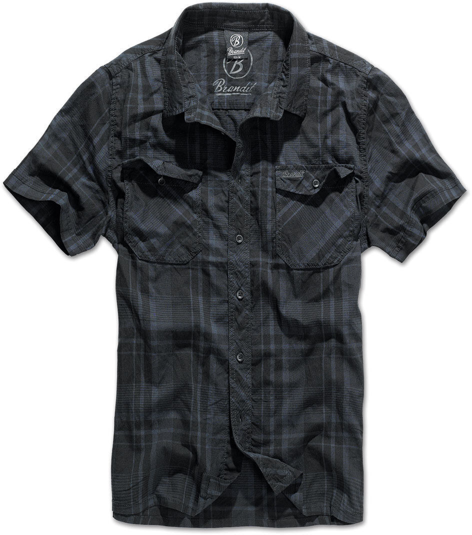 Brandit Roadstar Shirt  - Black Blue