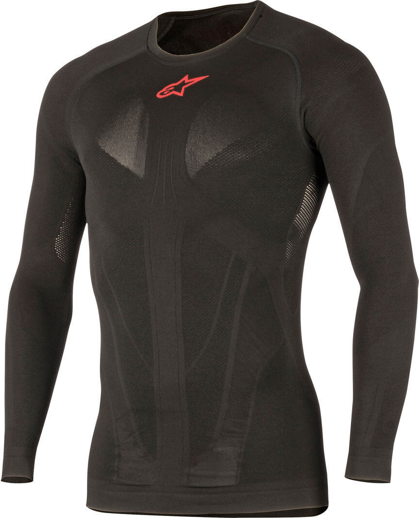 Alpinestars Ride Tech Summer Ls Shirt  - Black Red