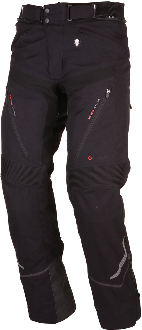 Modeka Chekker Motorcycle Textile Pants  - Black