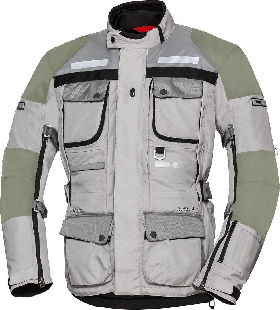 Ixs X-Tour Lt Montevideo-Air Motorcycle Textile Jacket  - Grey