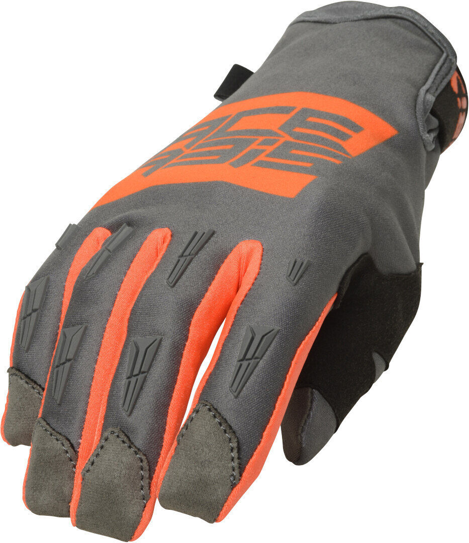 Acerbis Wp Homologated Motocross Gloves  - Grey Orange