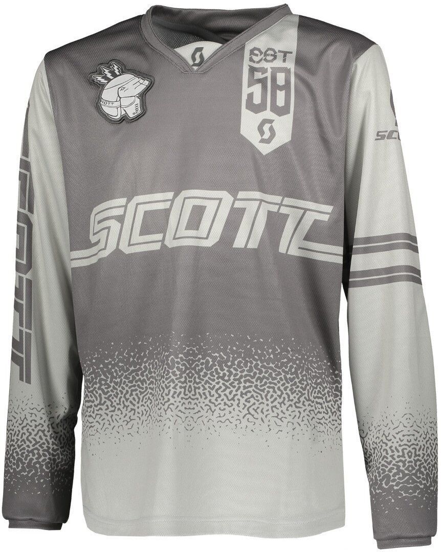 Scott 350 Race Kids Motocross Jersey  - Grey