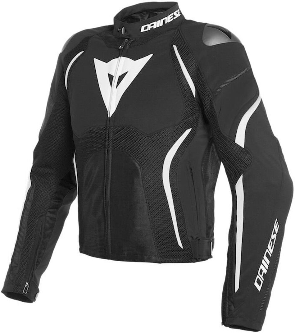 Dainese Estrema Air Tex Motorcycle Textile Jacket  - Black White