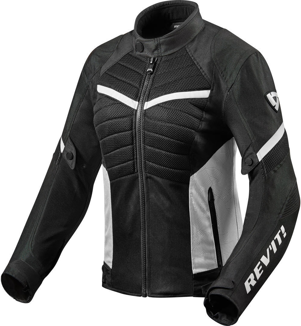 Revit Arc Air Ladies Motorcycle Textile Jacket  - Black White