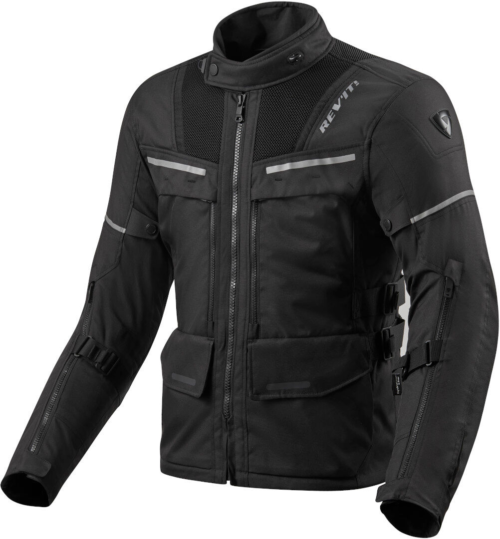 Revit Offtrack Motorcycle Textile Jacket  - Black