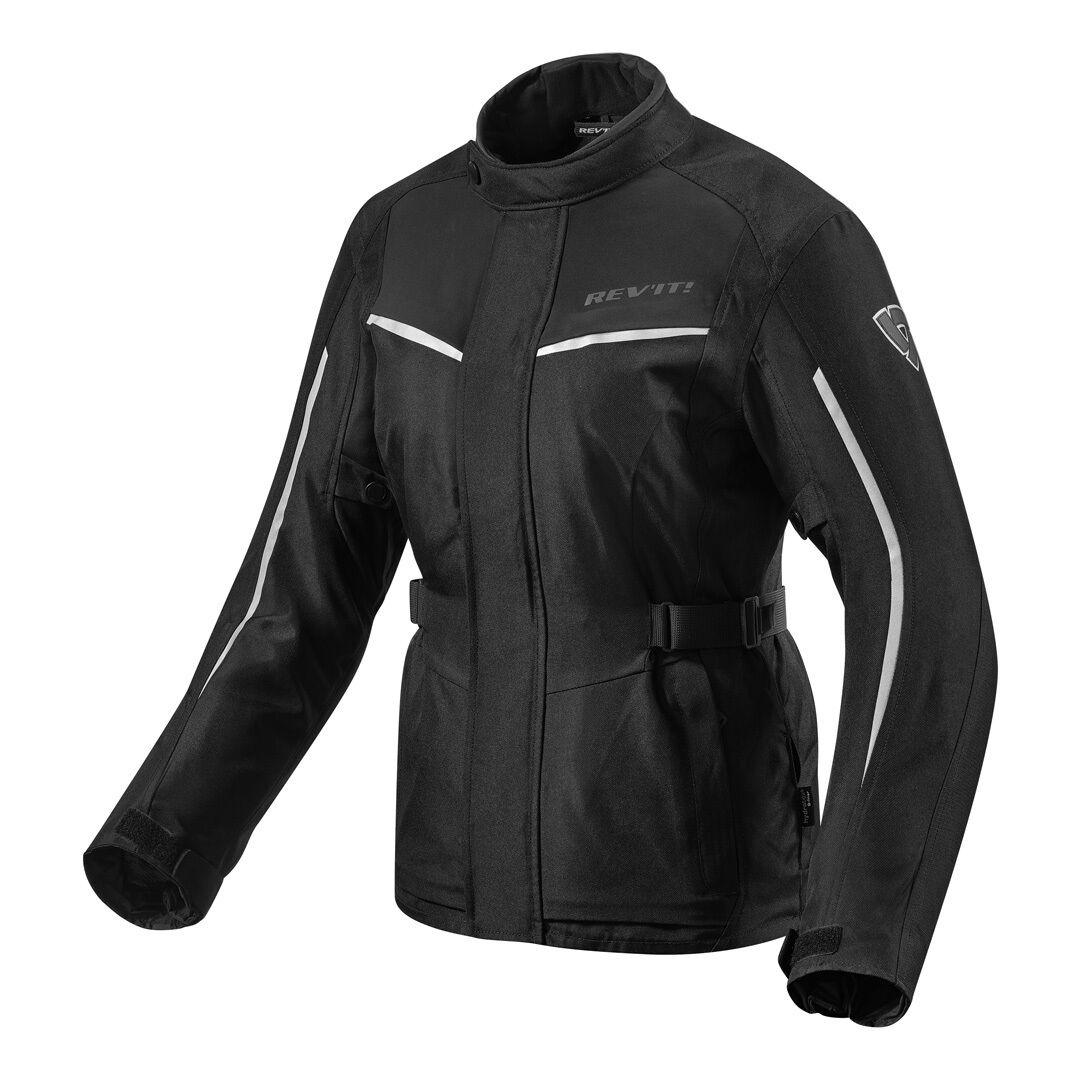 Revit Voltiac 2 Ladies Motorcycle Textile Jacket  - Black Silver