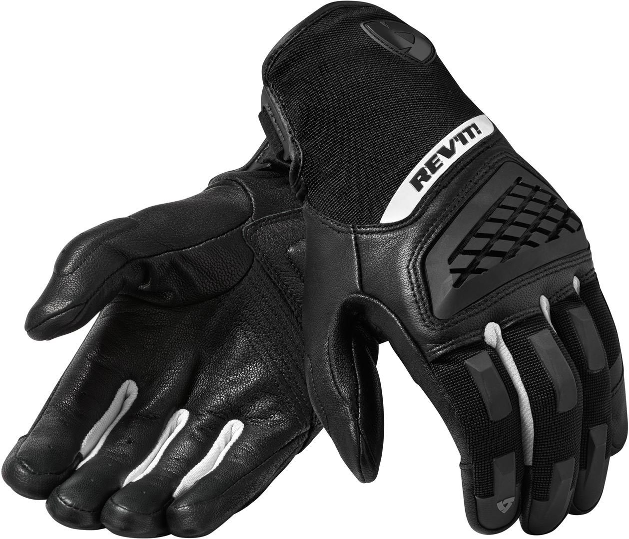 Revit Neutron 3 Motocross Gloves  - Black White