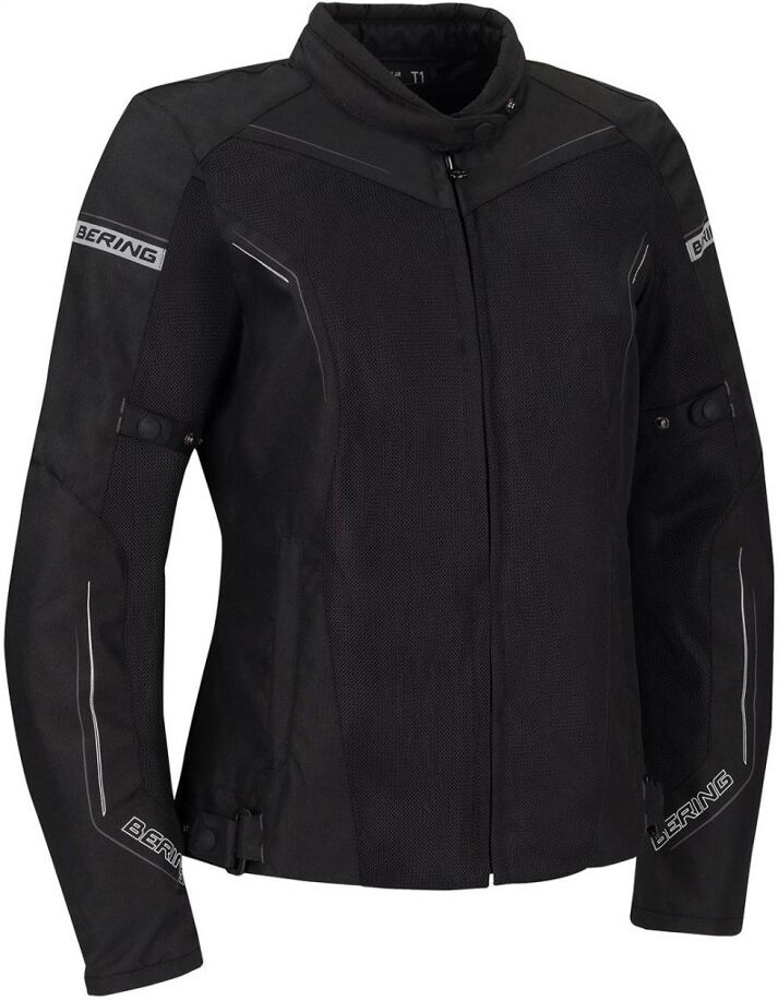 Bering Cancun Women'S Motorcycle Textile Jacket  - Black Grey