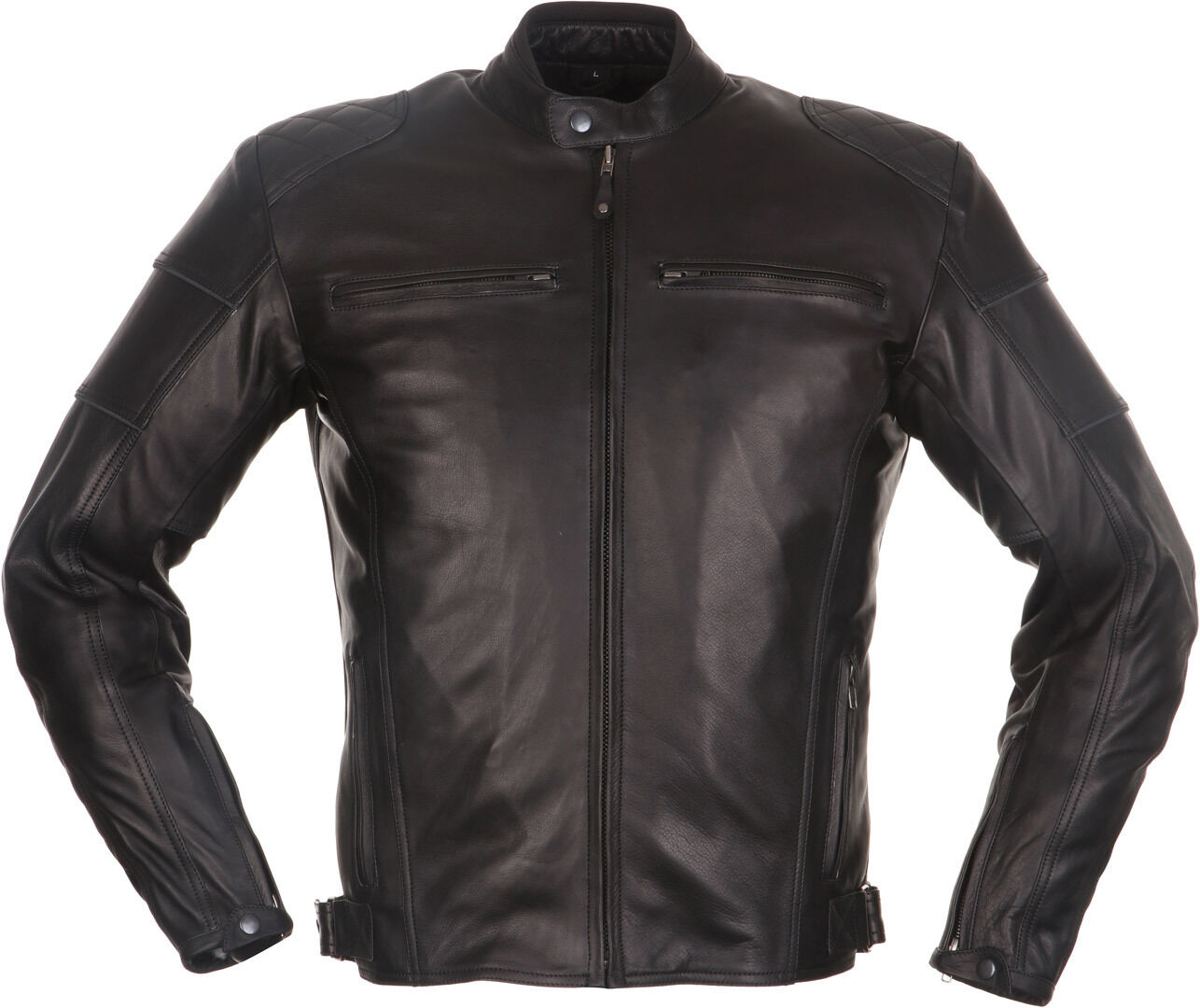 Modeka Ruven Motorcycle Leather Jacket  - Black