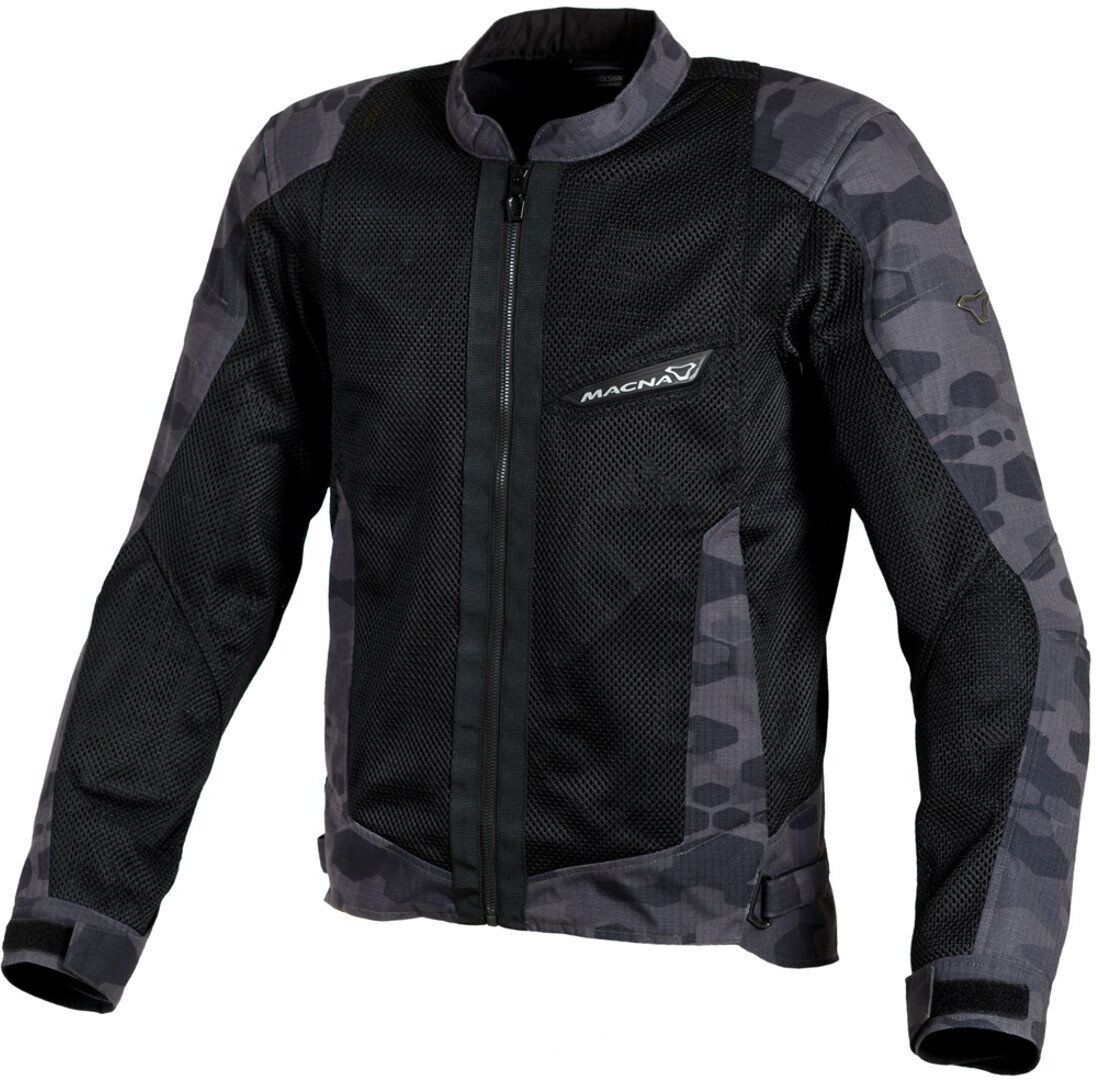 Macna Velocity Motorcycle Textile Jacket  - Black Multicolored