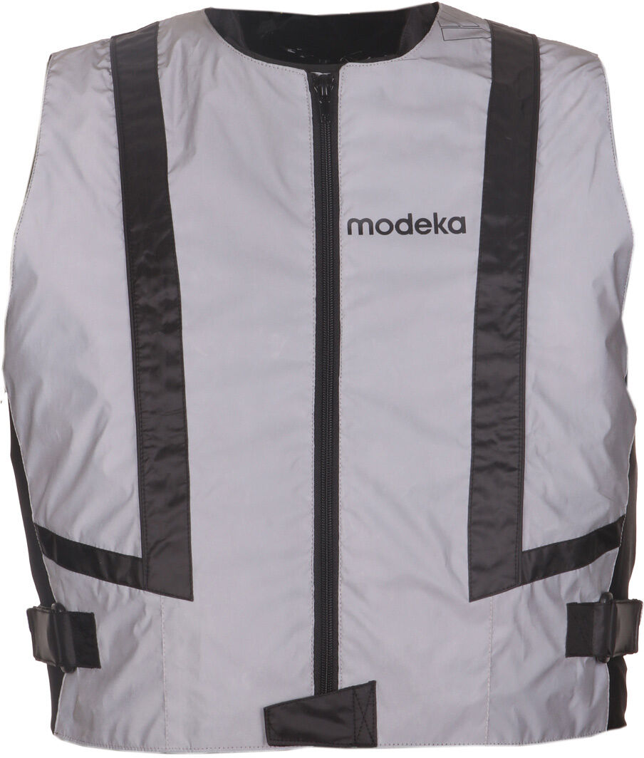 Modeka Doc Silver Warning Vest  - Grey