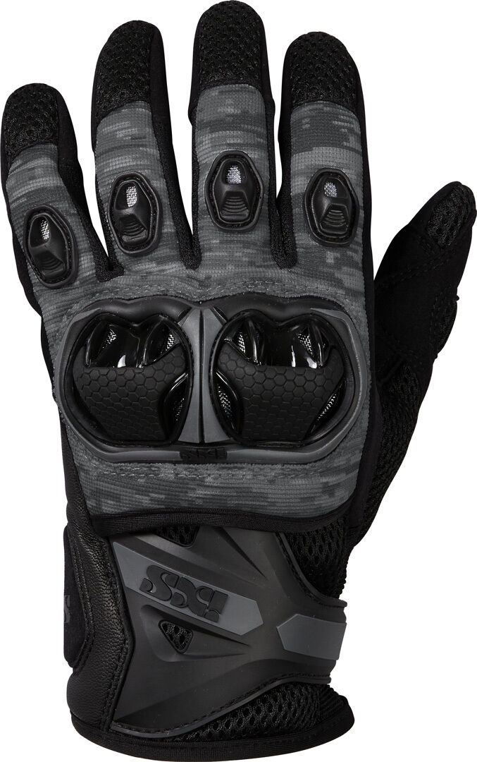Ixs Lt Montevideo Air S Motocross Gloves  - Black Grey