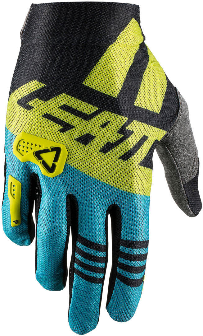 Leatt Gpx 2.5 X-Flow Lime Motocross Gloves  - Black Green