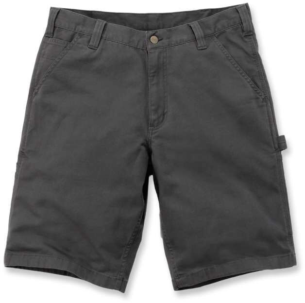 Carhartt Rigby Dungaree Shorts  - Black Grey