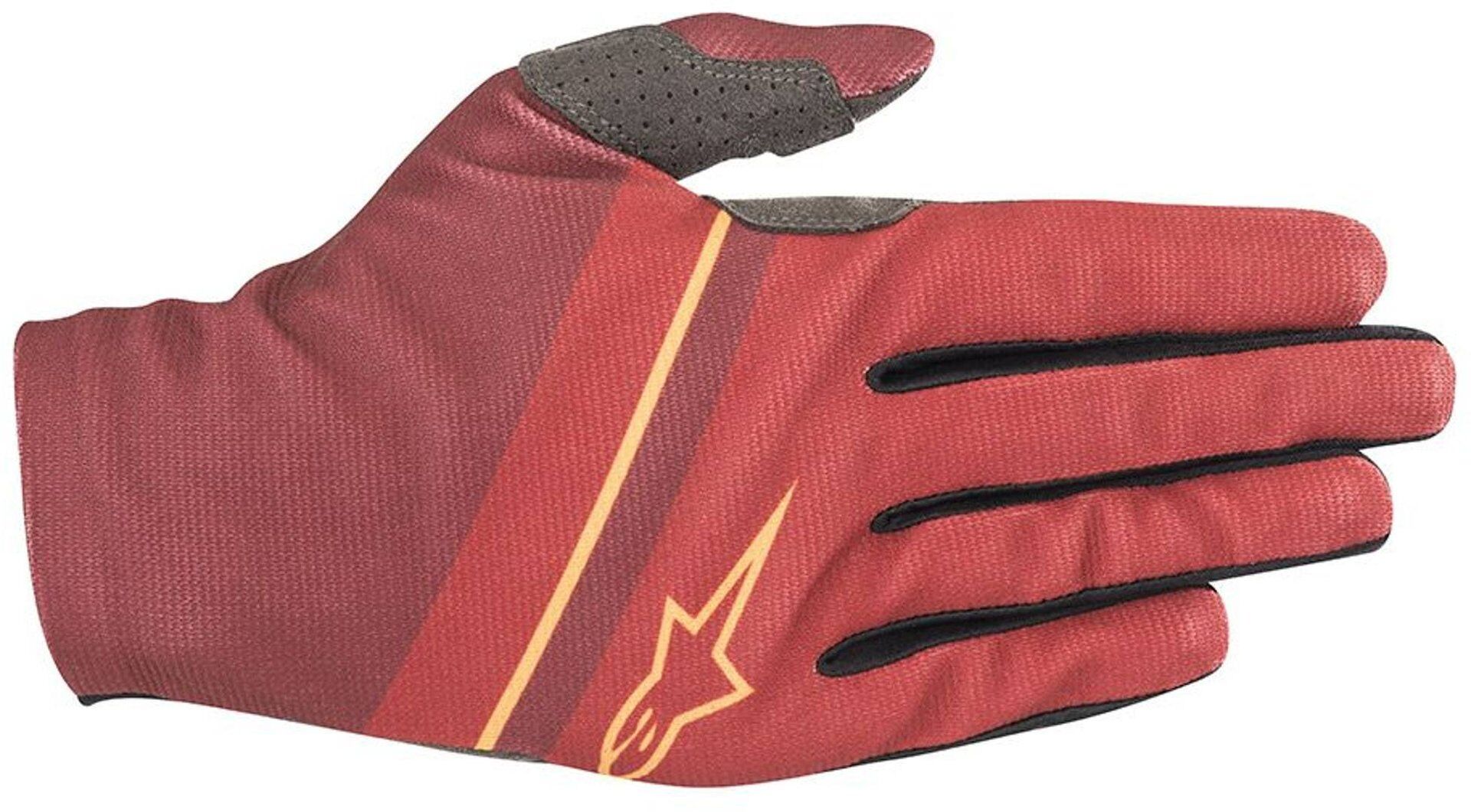 Alpinestars Aspen Plus Bicycle Gloves  - Red