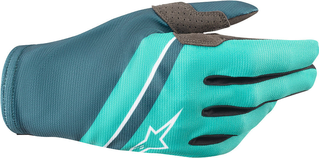 Alpinestars Aspen Plus Bicycle Gloves  - Green Blue