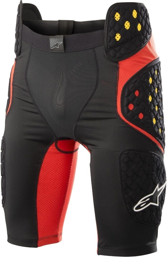 Alpinestars Bionic Pro Protector Shorts  - Black Red