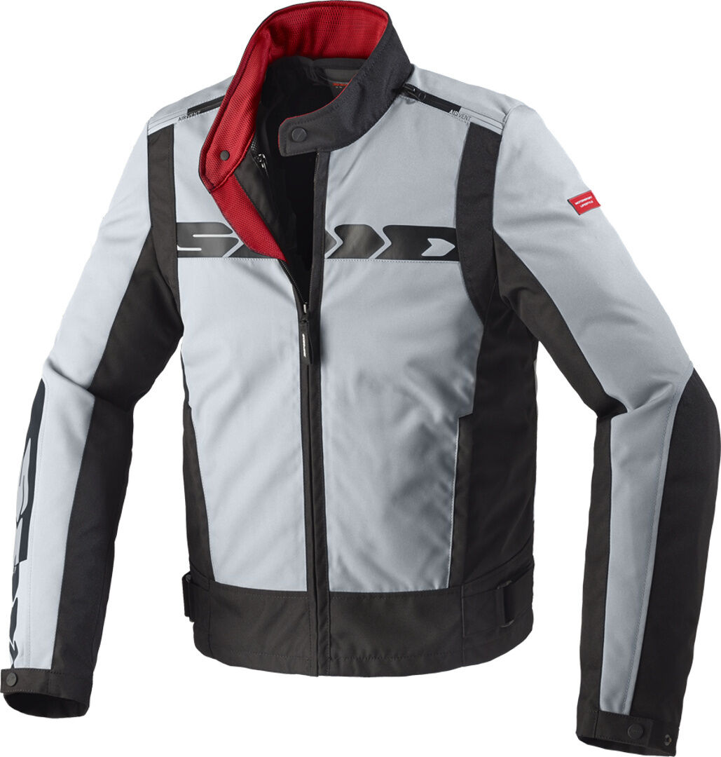 Spidi Solar Tex Motorcycle Textile Jacket  - Black Grey