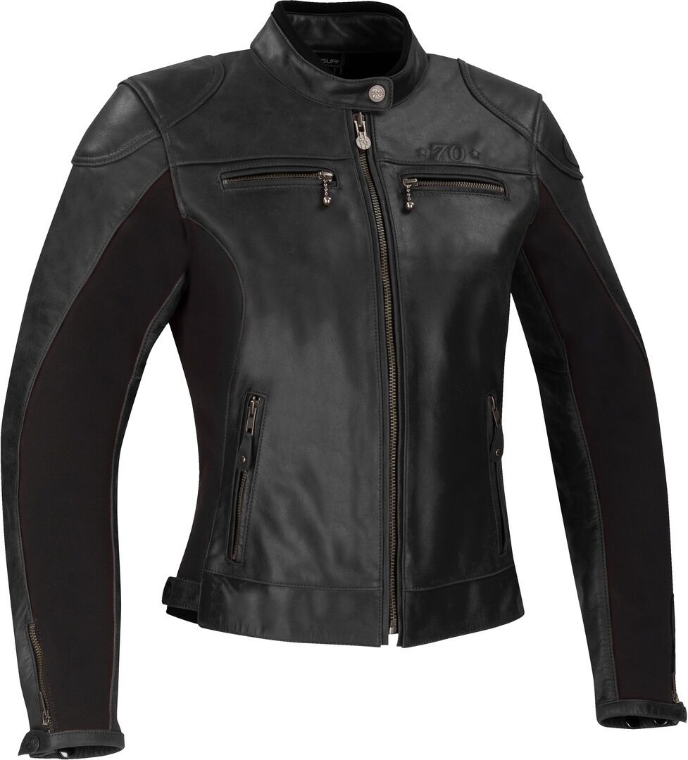 Segura Kroft Women'S Motorcycle Leather Jacket  - Black