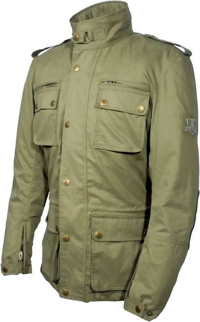 Bores B-69 Military Olive Motorcycle Textile Jacket  - Green