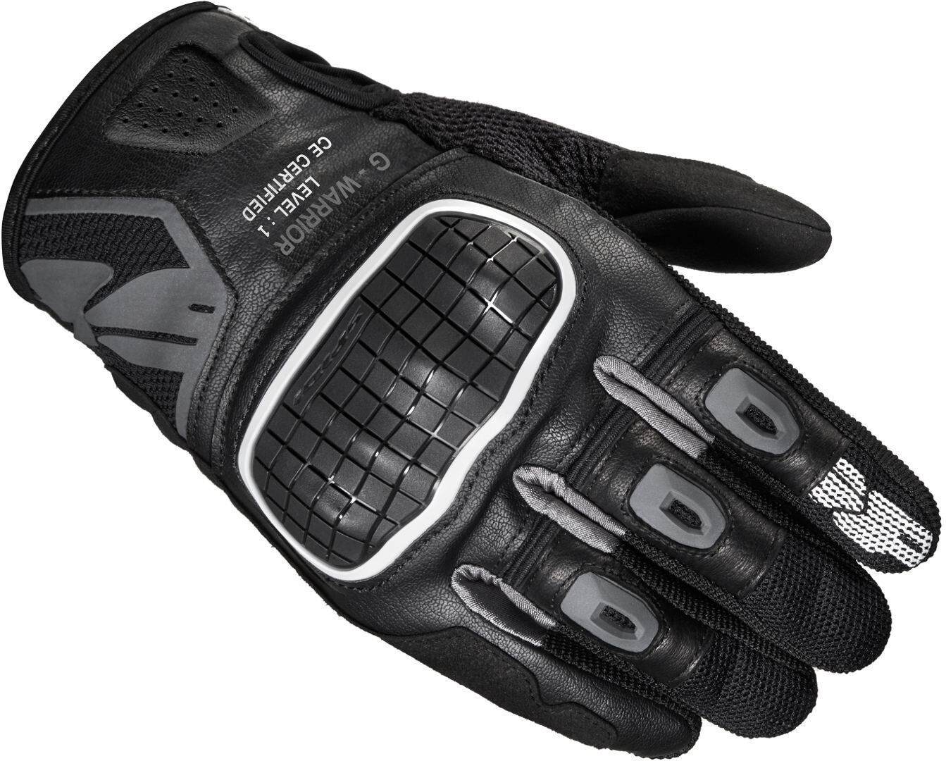 Spidi G-Warrior Motorcycle Gloves  - Black Grey