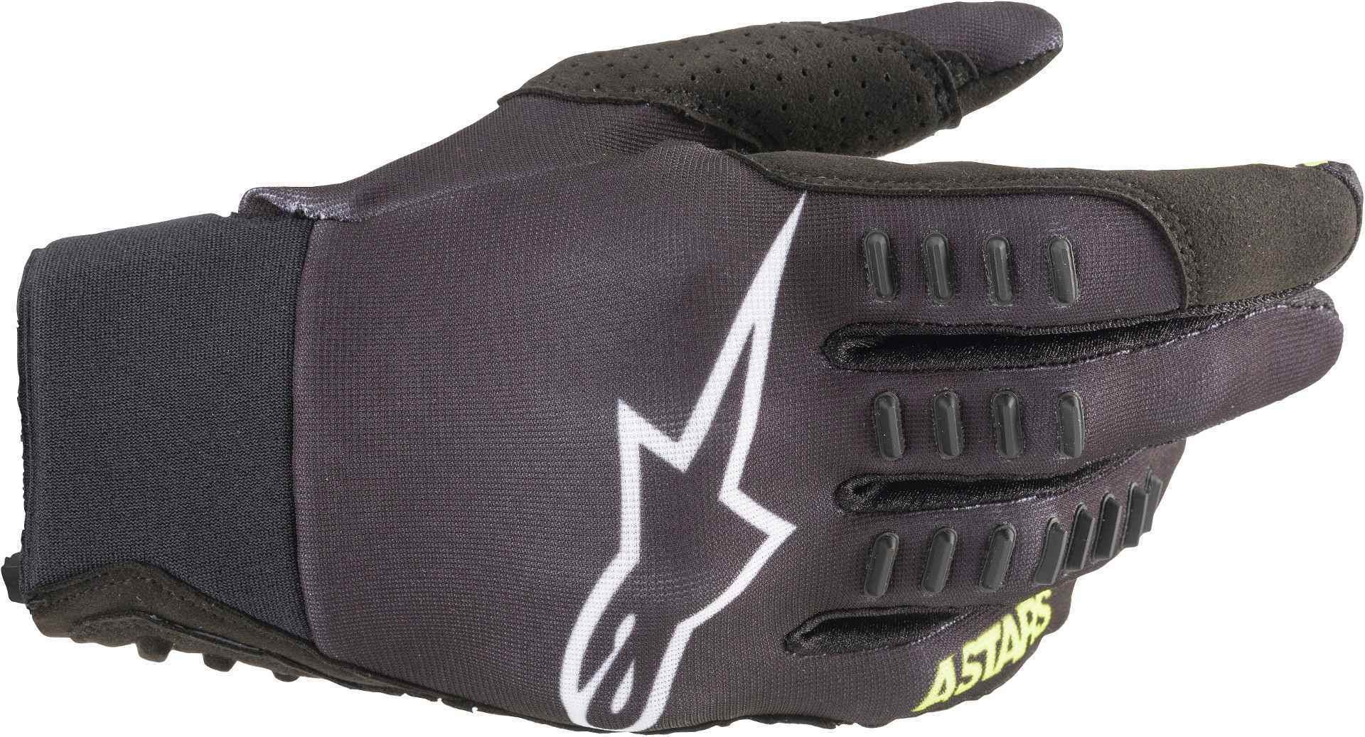 Alpinestars Smx E Motocross Gloves  - Black Yellow