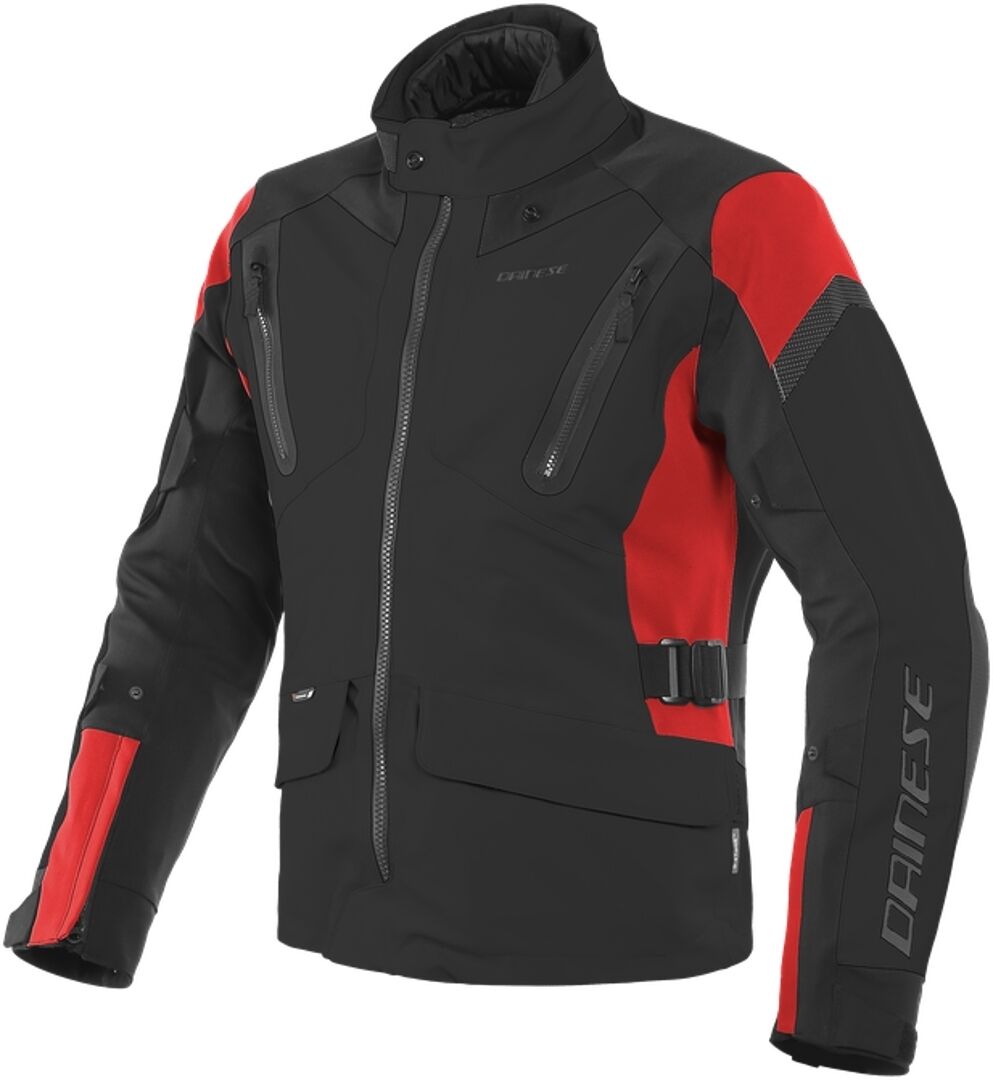 Dainese Tonale D-Dry Motorcycle Textile Jacket  - Black Red
