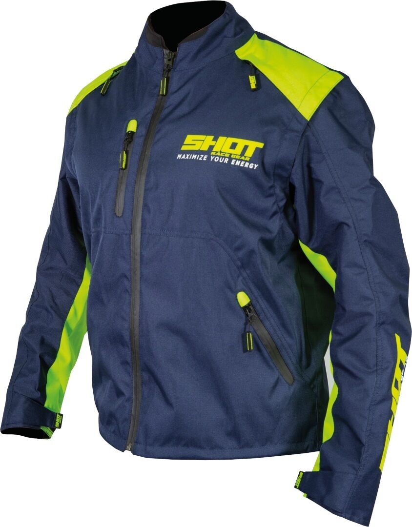 Shot Contact Assault Motocross Jacket  - Blue Yellow