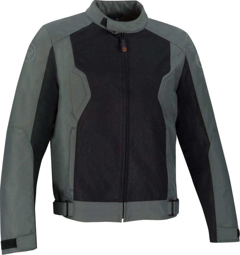 Bering Riko Motorcycle Textile Jacket  - Black Grey