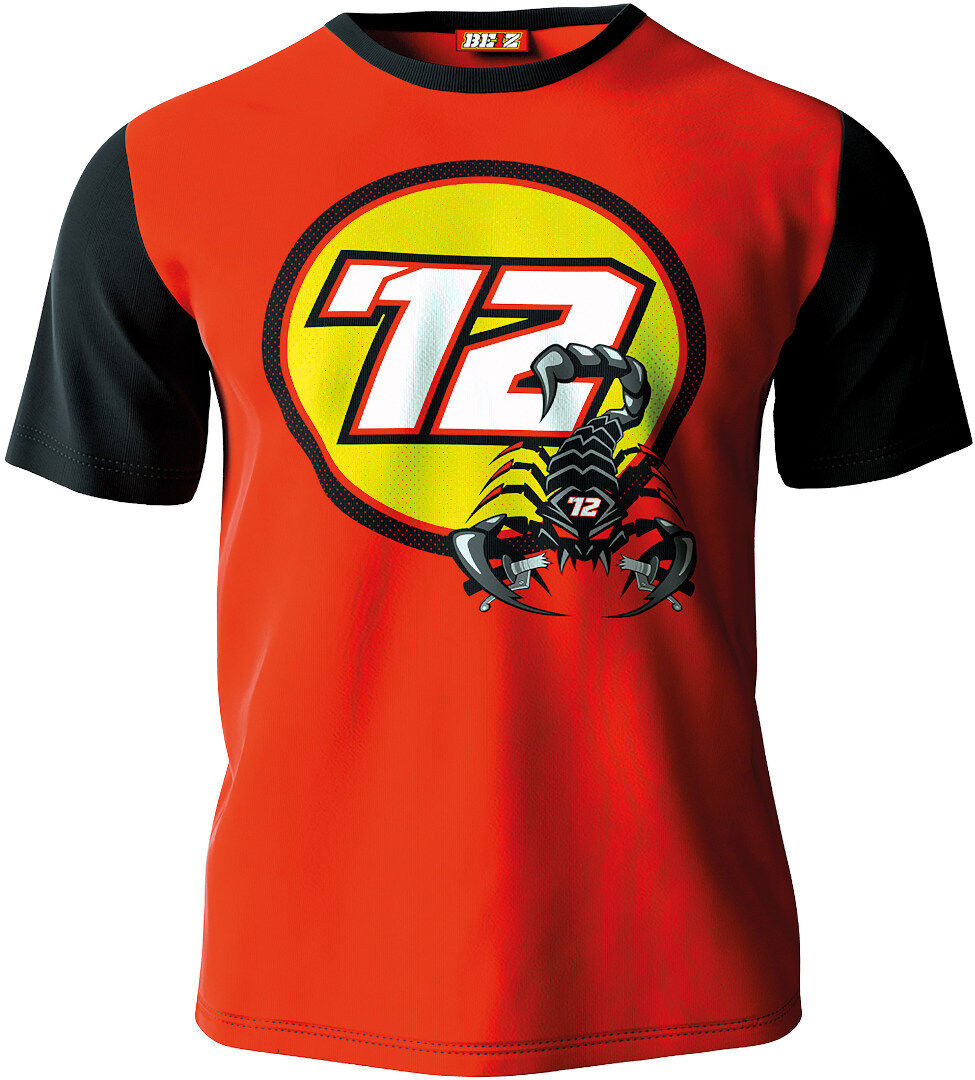 VR46 Vr 46 72 Bez T-Shirt  - Black Red